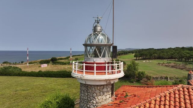 Faro de Punta Galea de Getxo en Bizkaia Pais Vasco