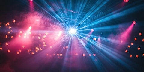 Naklejka premium Bright stage lights