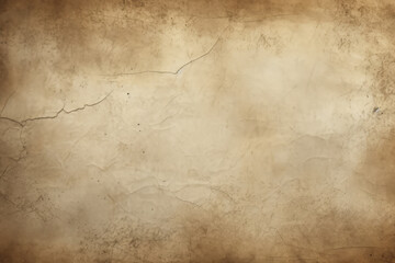 Obraz premium Processed collage of ancient scroll sheet of brown aged paper texture. Background for banner