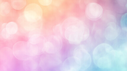 Fototapeta premium Rozmyte pastele tworzące lekkie, niemal eteryczne tło, doskonałe do projektów, które wymagają delikatności i subtelnego akcentu kolorystycznego.