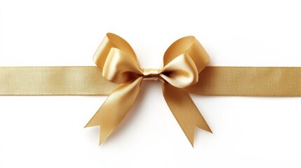 ゴールドのシルクリボン