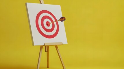 矢が刺さったディーゼルの的