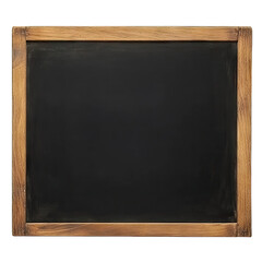 Blank chalkboard with wood frame