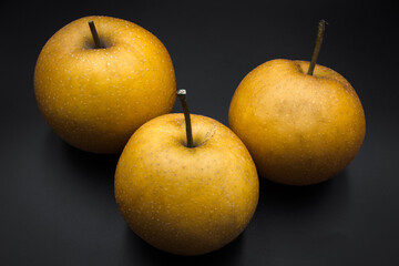 Nashi fruit is a combination of two fruits: apple and pear.
