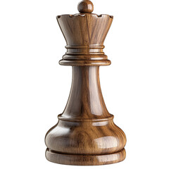 Wooden Chess Queen.