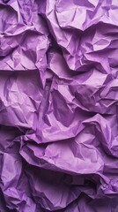 Obraz premium Purple crumpled paper texture background