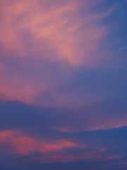 colorful sunset clouds ,summer time