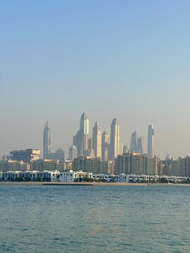 City view from sea