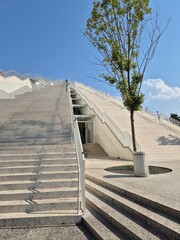 The Pyramid of Tirana - former Enver Hoxha museum in Tirana, Albania