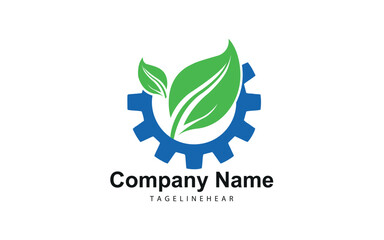  Gear logo design vector