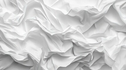 Obraz premium A grayscale image of crumpled paper textures.