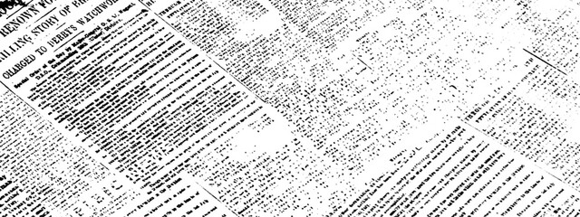 Obraz premium Grunge newspaper black and white scratch dust crack wall white dust texture of Subtle grain texture overlay. Distressed vector damage wall grunge black sketch texture. 