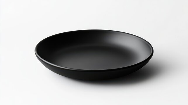 The Elegant Black Dinner Plate