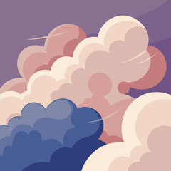 Adobe Illustrator Artwork background with overlapping waves of smoke, each layer fading softly into the next.