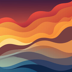 Adobe Illustrator Artwork background with overlapping waves of smoke, each layer fading softly into the next.