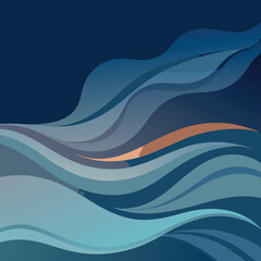 Adobe Illustrator Artwork background with overlapping waves of smoke, each layer fading softly into the next.