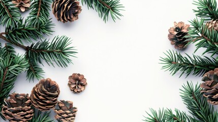 The Pine Cones and Greenery
