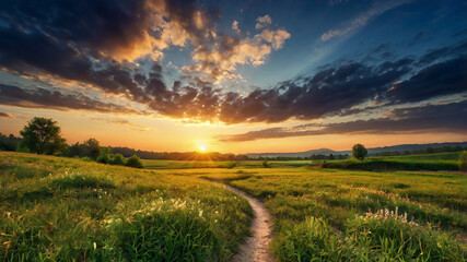 Obraz premium beautiful nature scenery background wallpaper