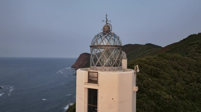 Faro de Gorliz en el Cabo Billano de Vizcaya Pais Vasco