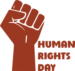 human rights day vector illustration