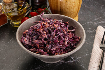 Coleslaw salad with cabbage and carrot