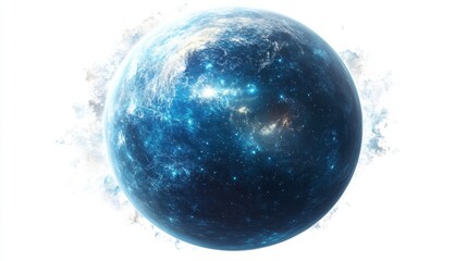 GOES-17 clipart, element, 3D illustration, realistic, isolated on white background