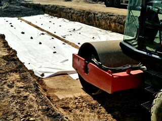 The geogrid placed on the milled surface prevents the asphalt cover with its high biaxial tensile...