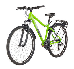 Fototapeta premium green exercise bike, pillion seat
