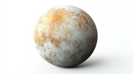 Fototapeta premium Eris (dwarf planet) clipart, element, 3D illustration, realistic, isolated on white background