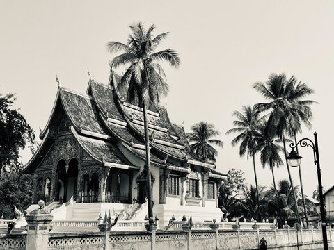 Mai temble in luangprabang city