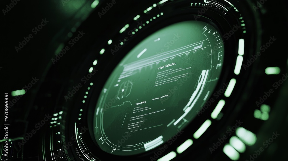 Aufkleber Using Rotary Data Analysis to Generate Futuristic Thechnic Displays