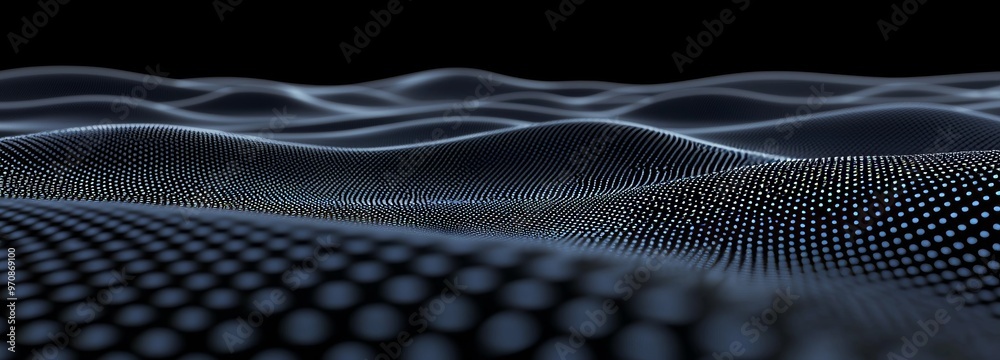 Poster Information visualization. Data science illustration. 3D science background.