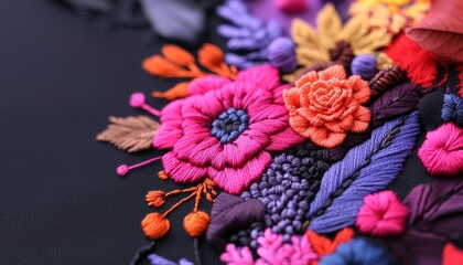 How does the intricate detailing in the image inspire ideas for embroidery patterns, focusing on capturing the delicacy of nature