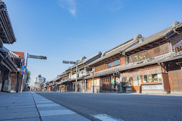 埼玉　川越の街並み