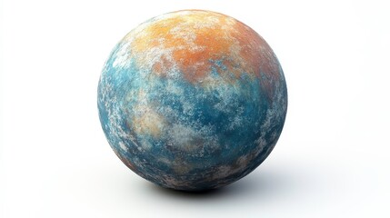 Obraz premium 55 Cancri e (exoplanet) clipart, element, 3D illustration, realistic, isolated on white background