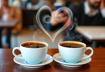 cup of coffee and beans