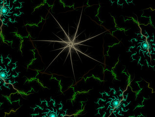 Imaginatory fractal abstract background Image