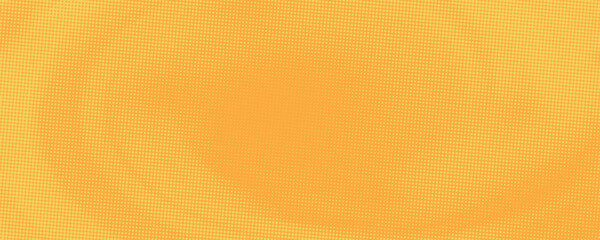 Yellow orange halftone pattern. Retro comic gradient background. Square pixilated dot cartoon texture. Pop art faded gradient pattern