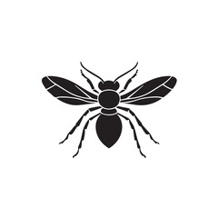 Obraz premium Wasp in cartoon, doodle style . Image for t-shirt, web, mobile apps and ui. Isolated 2d vector illustration in logo, icon, sketch style, Eps 10, black and white. AI Generative