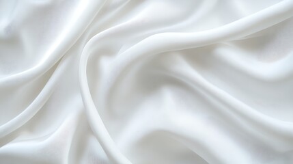 Naklejka premium A smooth, flowing fabric pattern background with a clear, calm area for text 