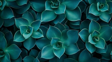 Bold green nature background. Raw beauty suculent leaves plant detail. Unique refinement delicate texture wallpaper. Abstract softness vibrant organic pattern. Simplicity foliage. Deep teal soft