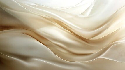 Naklejka premium A smooth, flowing silk scarf background with a large, clear area for text