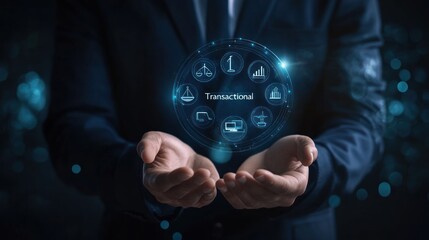 Transactional Business and Technology Concept