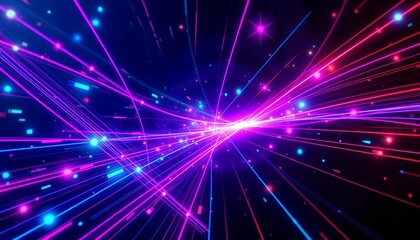 Fototapeta premium futuristic flowing light background