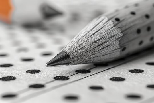 L&aacute;piz con punta afilada dibujando puntos. Escritura y dibujo. Recurso gr&aacute;fico, fondo