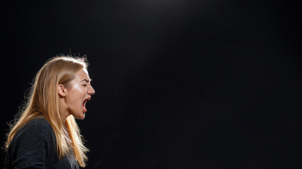 Fototapeta premium Tense Halloween Argument Among Friends with Dark Atmosphere