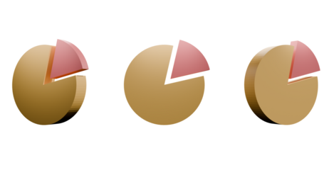 Dynamic 3D Business Pie Chart