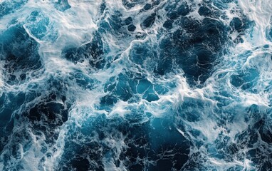 Obraz premium Ocean waves water texture. Sea water.