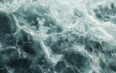 Fototapeta premium Ocean waves water texture. Sea water.