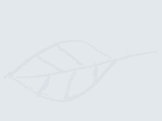 Fototapeta premium autumn leaves doodle gray textured vector background 